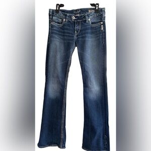 Silver Jeans Women's Classic Blue Boot Cut Jeans sz 30